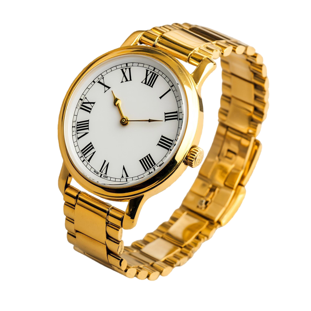 Premium Gold-Tone Luxury Watch
