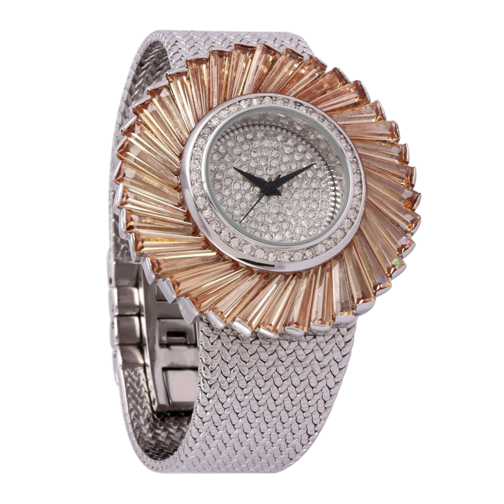 Two-Tone Fashion Wrist Watch